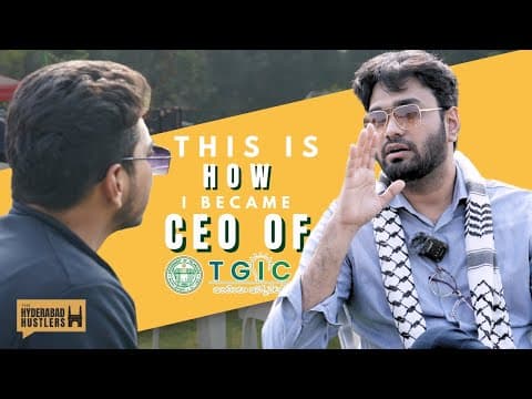 Hyderabad Hustlers conversation with Meraj Faheem